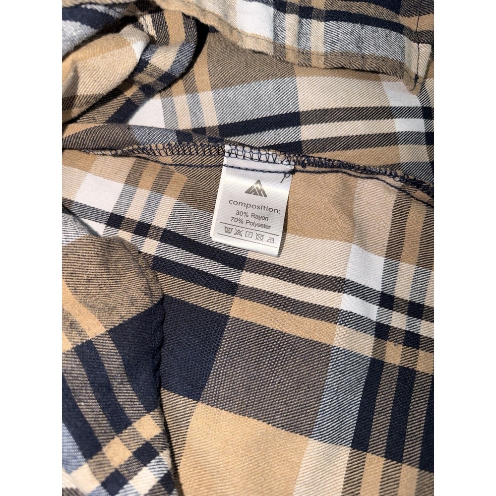 Plaid shirt men size L - Picture 6 of 7